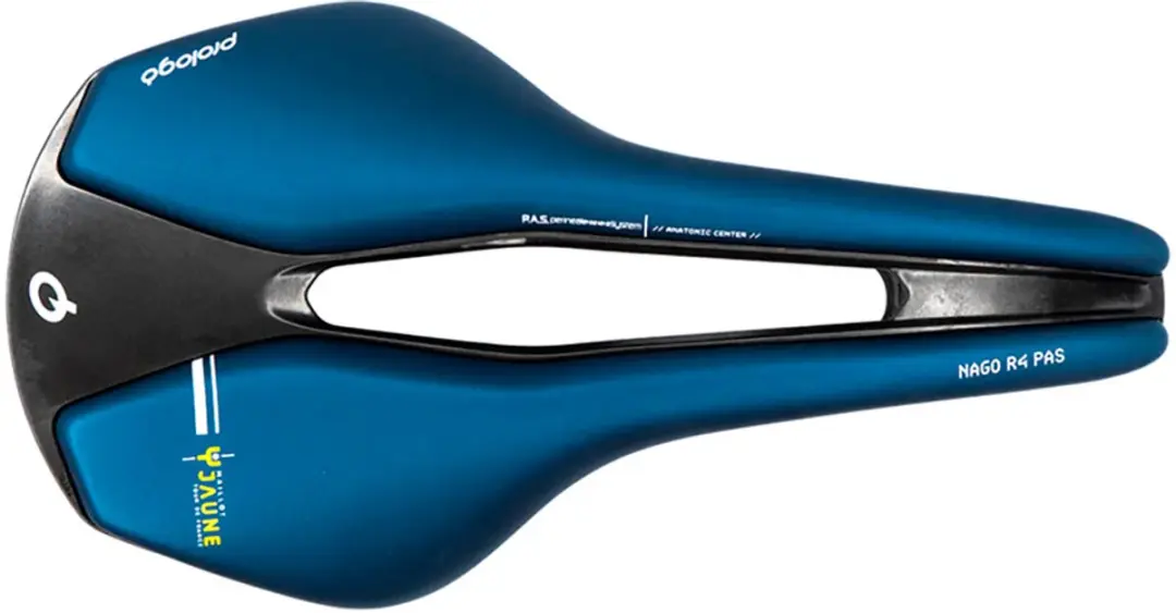 Prologo Nago R4 Pas Nack Ltd Leader Tour De France Zadel Blauw 137 mm