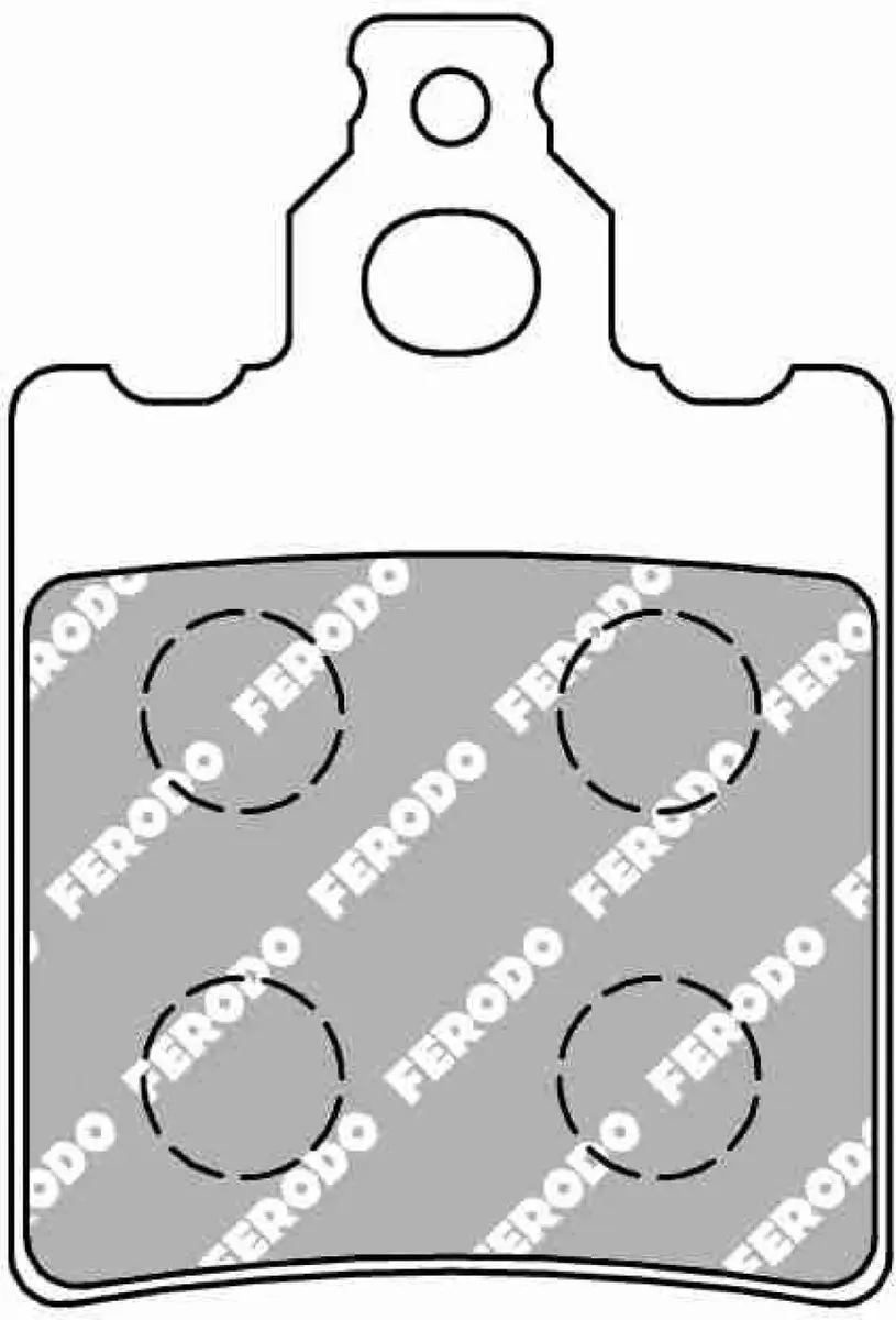 Plaquette de frein Ferodo pour Moto Enfant Beta 150 Mini Cross 2010 à 2015 AR /