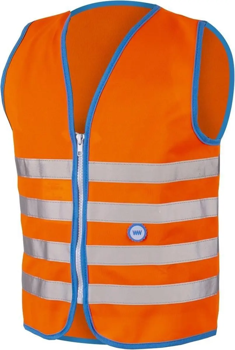Wowow Fun Veiligheidshesje kind - Maat S - Oranje - afbeelding 4 van 5