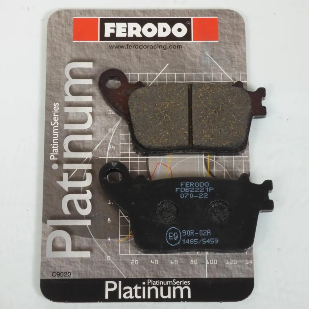 Plaquette de frein Ferodo pour Moto Yamaha 600 YZF 2017 RJ271 / AR Neuf