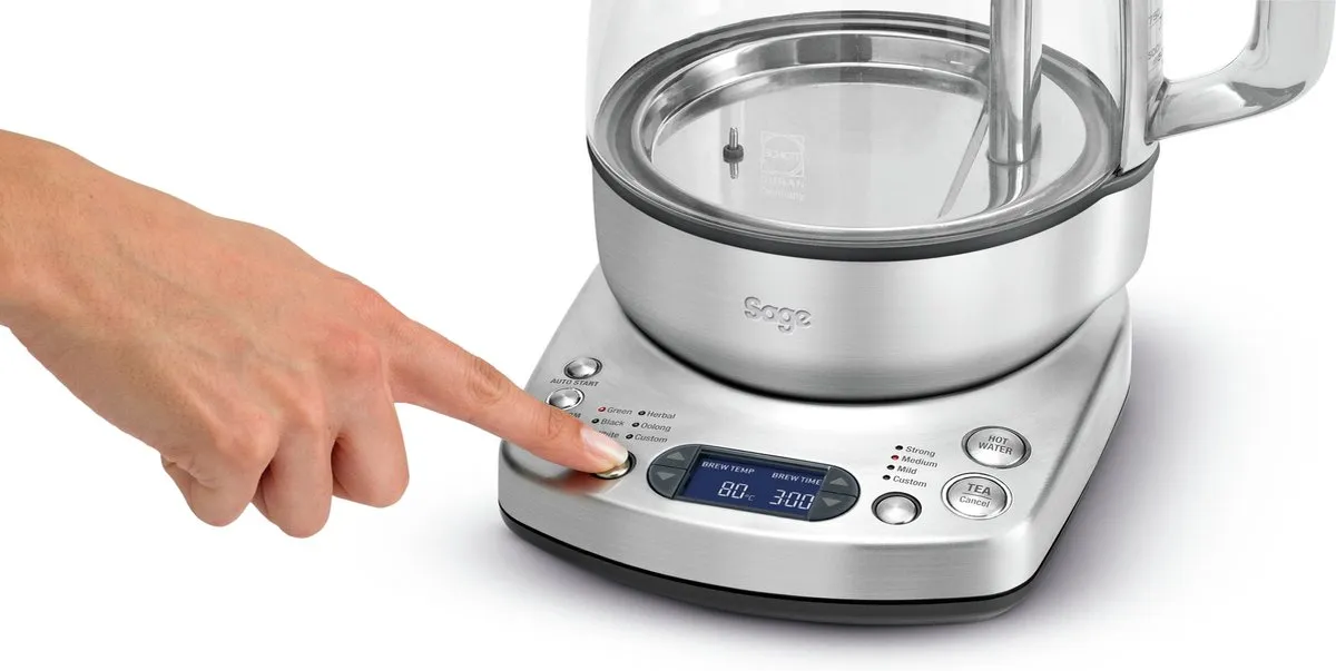 Sage STM800 The Tea Maker - 15 Programma's 2000W - 1,5L Transparant