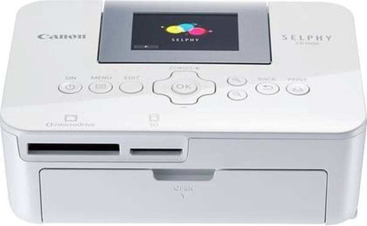 Canon SELPHY CP1000 Fotoprinter - Wit - afbeelding 6 van 6