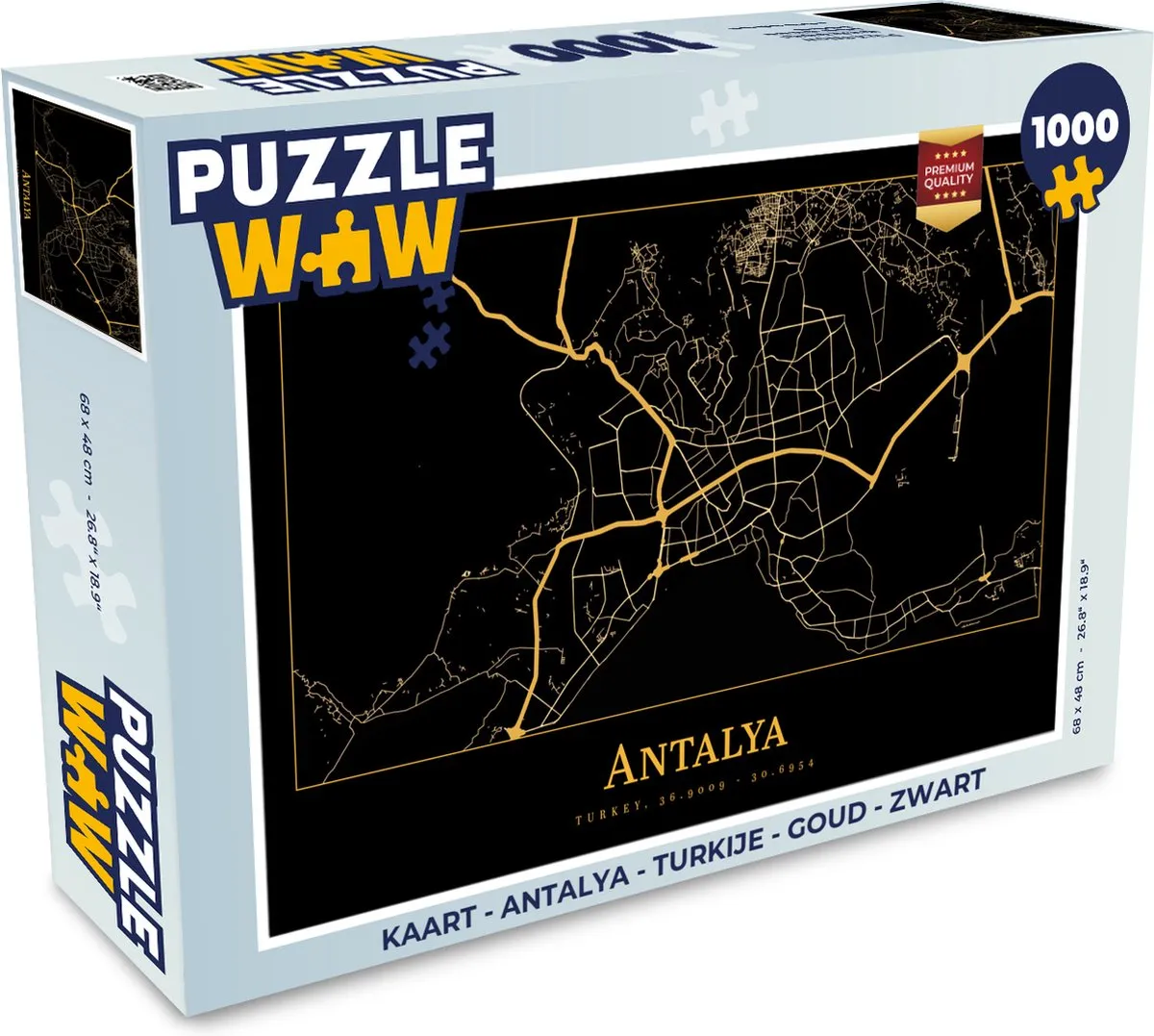 PuzzleWow Antalya Legpuzzel 1000 Stuks