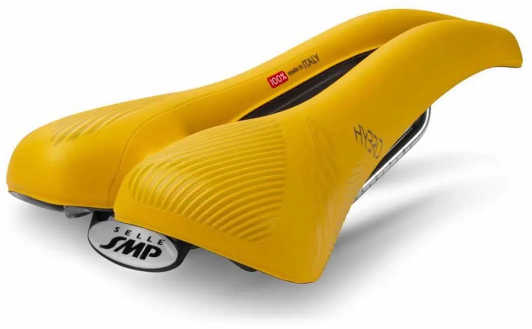 Selle Smp Trk Hybrid Zadel Geel 140 mm Man