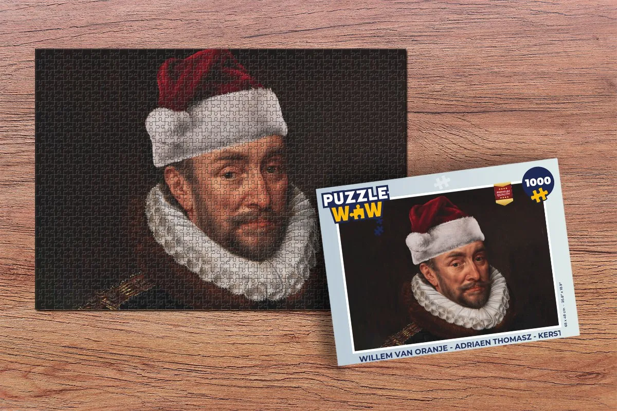 PuzzleWow Willem van Oranje Legpuzzel 1000 Stuks - Multicolor