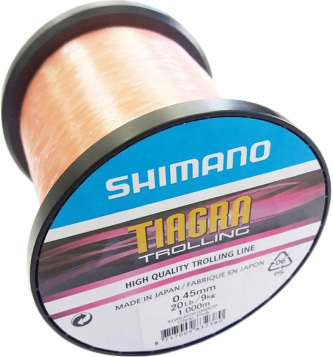Shimano Tiagra Trolling 1000M Nylon Draad 0.55mm Roos - afbeelding 2 van 2
