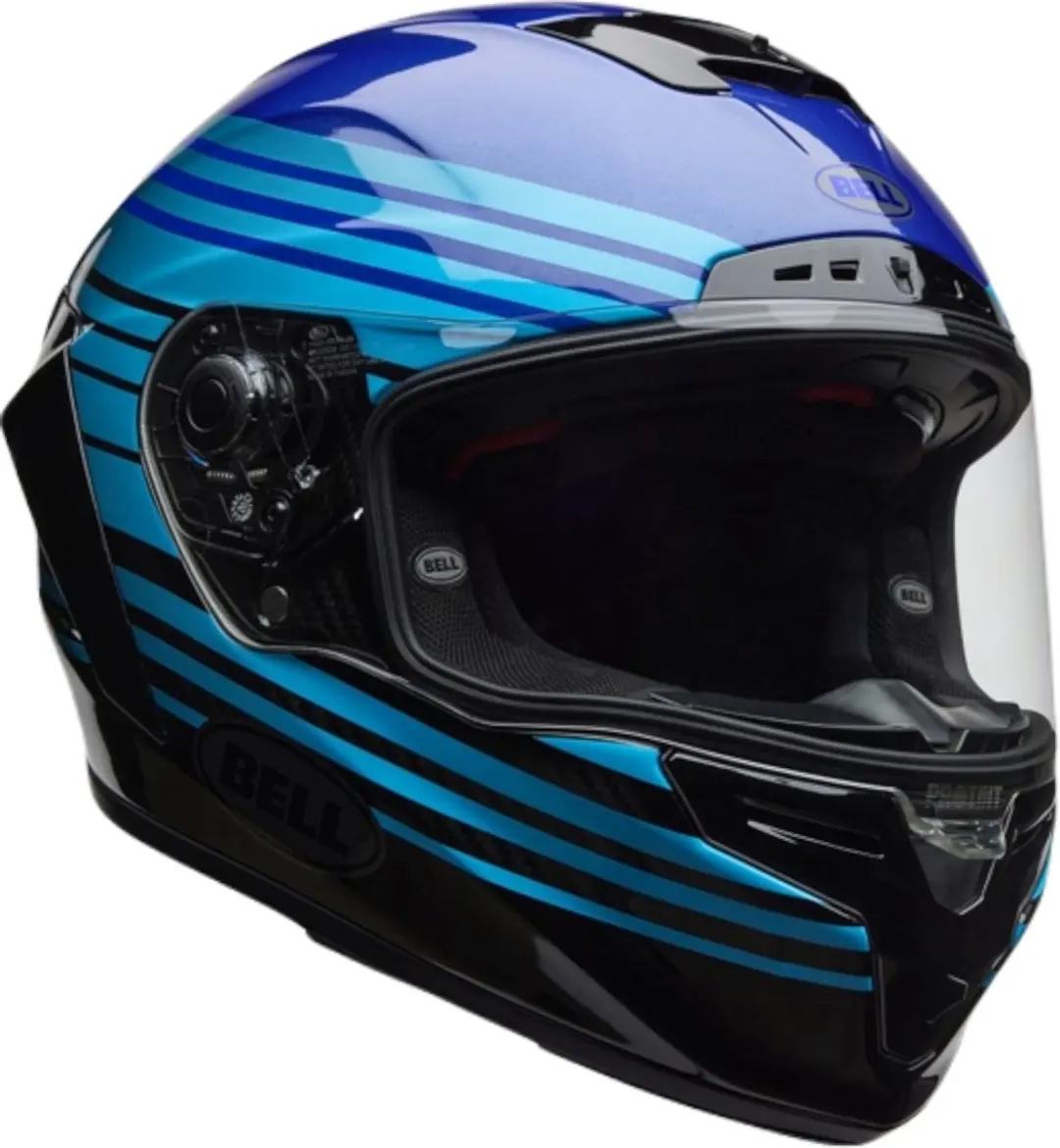 Bell Race Star DLX Flex Dash Integraalhelm - Zwart/Blauw - afbeelding 6 van 6