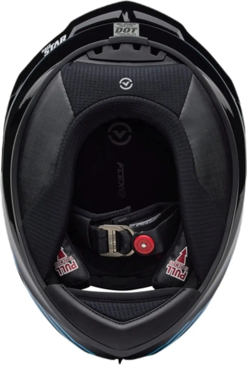 Bell Race Star DLX Flex Dash Integraalhelm - Zwart/Blauw - afbeelding 3 van 6