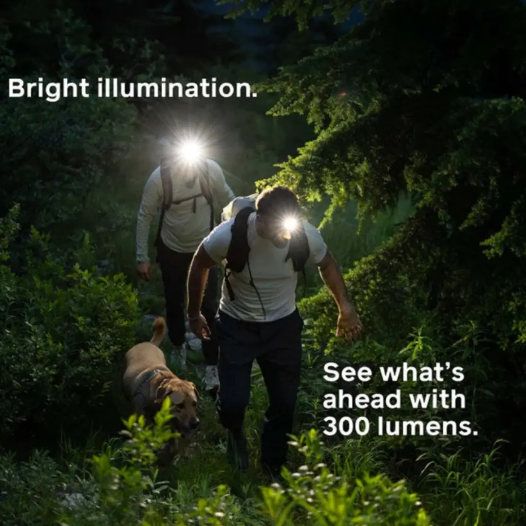 BioLite Range 300 Headlamp - Grijs - afbeelding 4 van 6