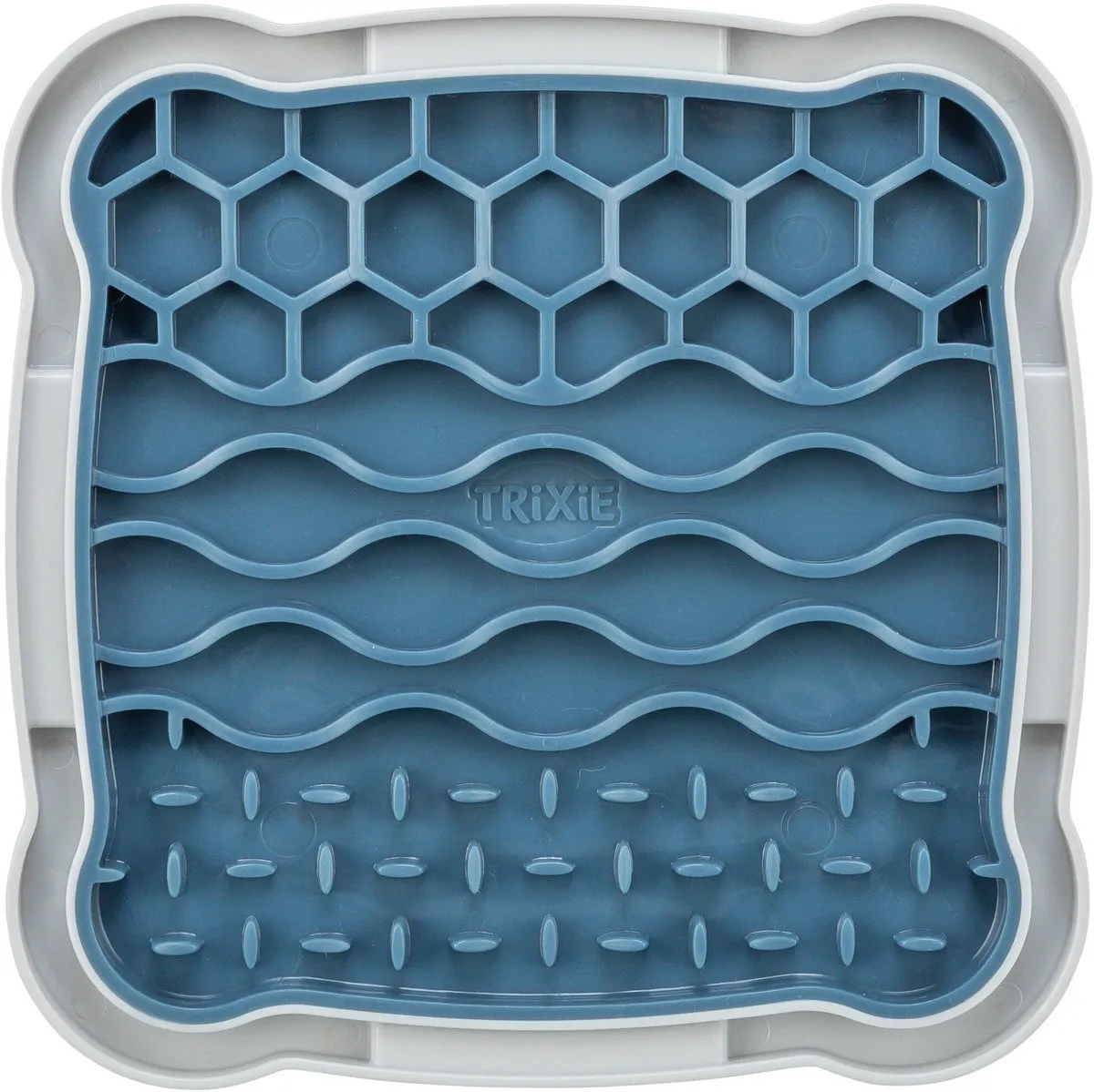 Trixie Lick'n'Snack Plak 20cm - Blauw/Grijs - afbeelding 5 van 6