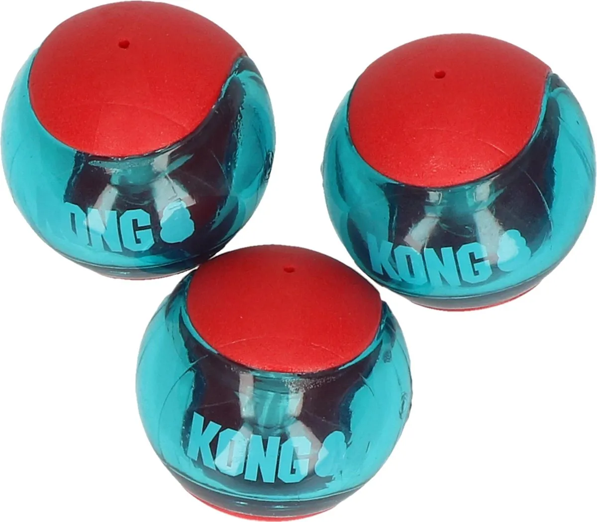 KONG Rubber Stuiterbal met Pieper - Multi