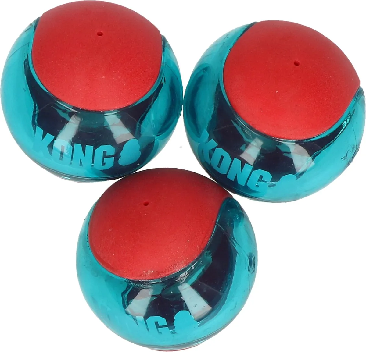 KONG Rubber Stuiterbal met Pieper - Multi - afbeelding 6 van 6