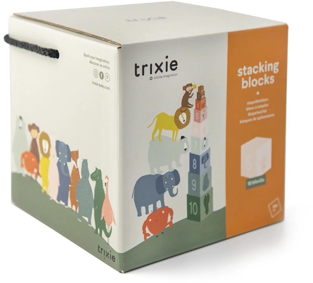 Trixie Stapelblokken FSC Karton - 2 Stuks - Multi