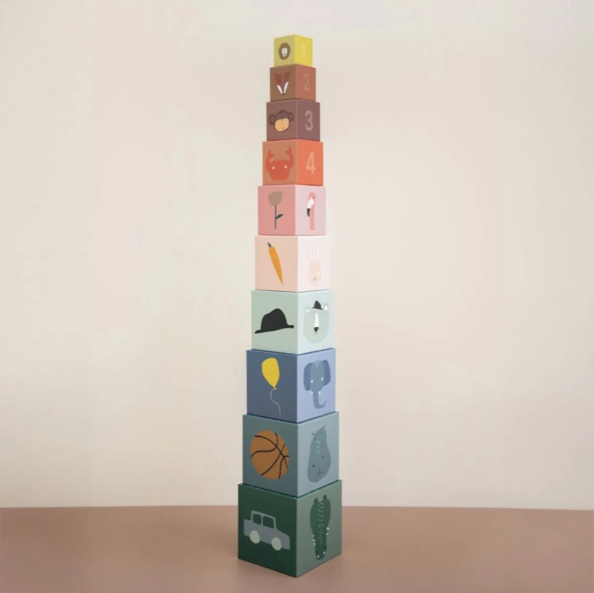 Trixie Stapelblokken FSC Karton - 2 Stuks - Multi