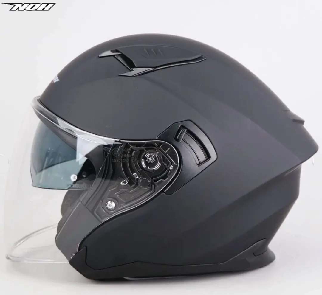 Nox N130 Jethelm - Matzwart XXL - afbeelding 3 van 6
