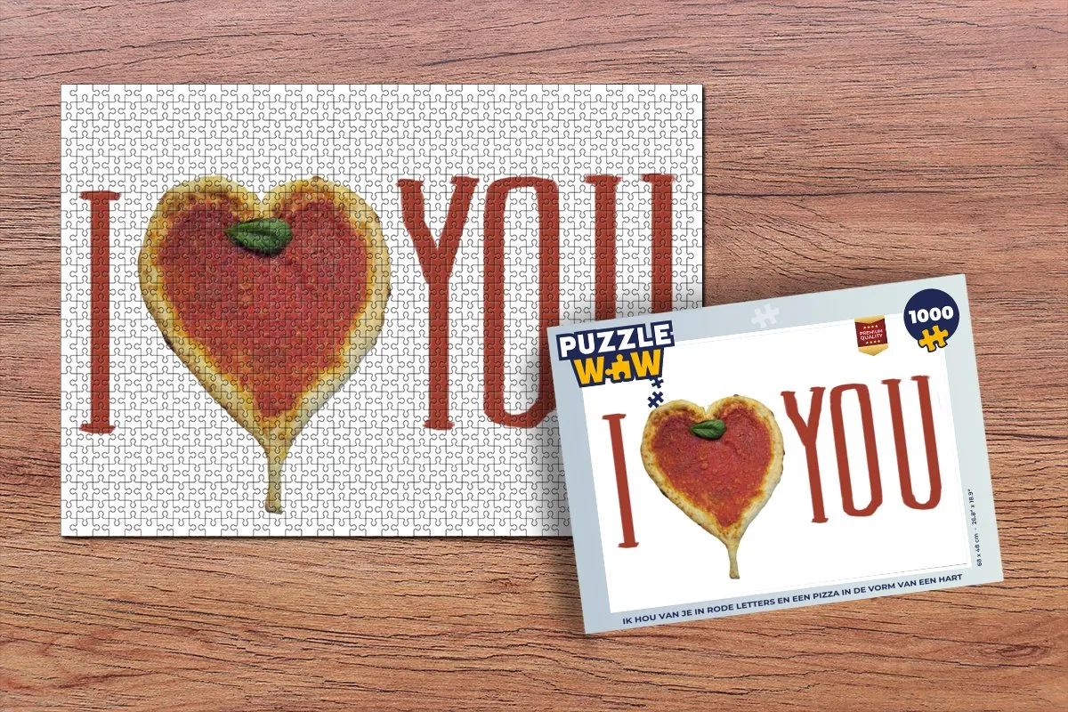 PuzzleWow Legpuzzel Ik hou van je