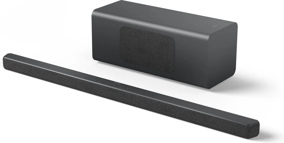 Philips TAB6309 Soundbar 2.1 - Draadloze subwoofer - Grijs