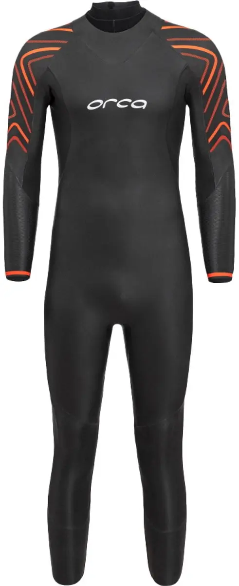 ORCA Vitalis Thermal Open Water Wetsuit - Zwart/Oranje - afbeelding 3 van 6