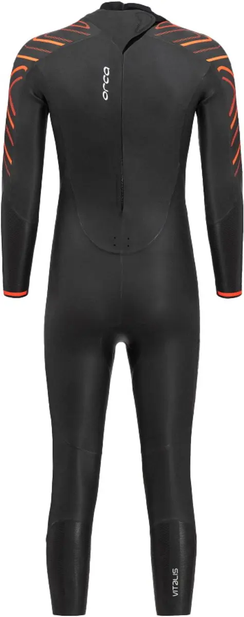 ORCA Vitalis Thermal Open Water Wetsuit - Zwart/Oranje - afbeelding 4 van 6