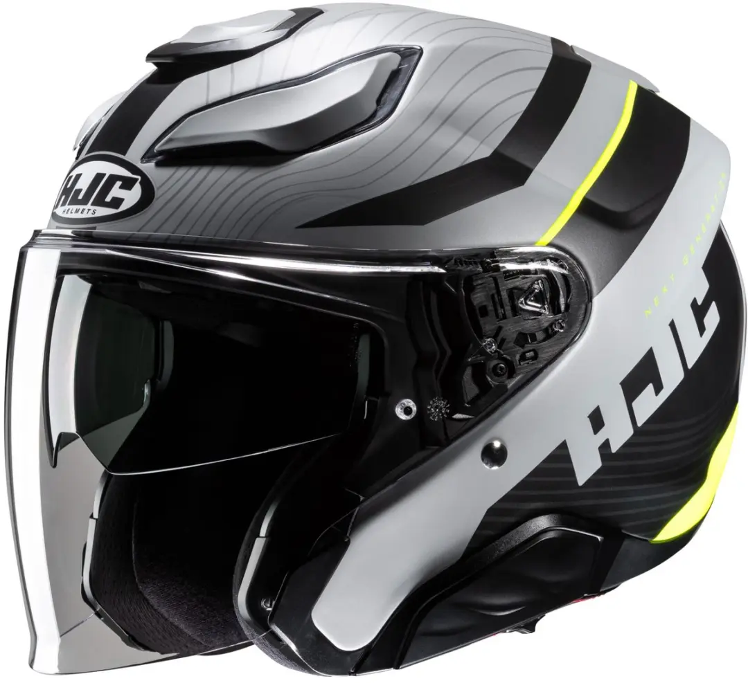 HJC F31 Naby Zwart Grijs Jethelm