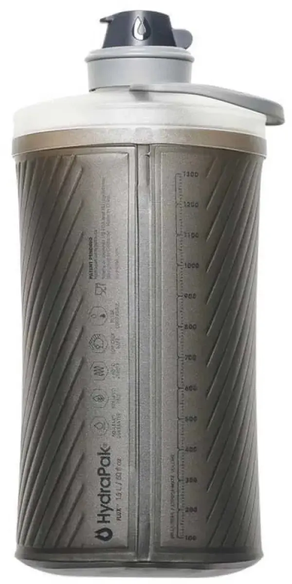 Hydrapak Flux 1.5L Drinkfles - Mammoth Grey - afbeelding 3 van 6