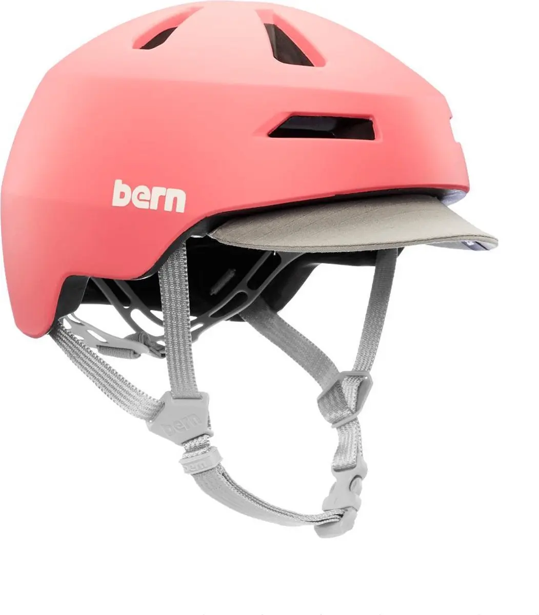 Bern Nino 2.0 Matte Grapefruit Fietshelm - Medium - afbeelding 2 van 4
