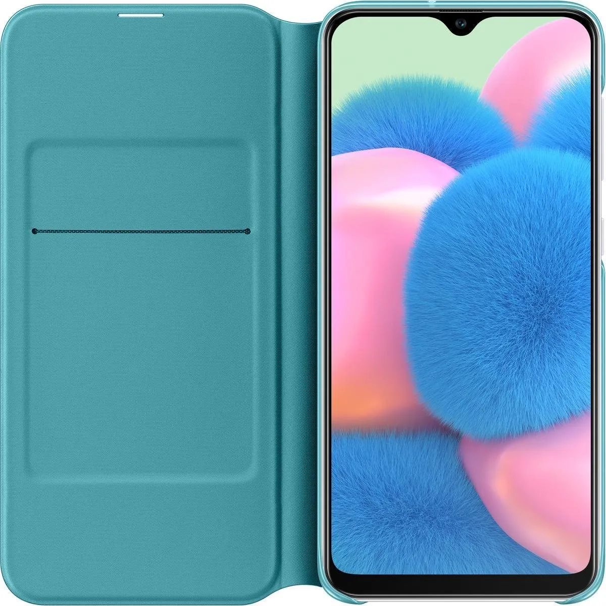 Samsung Galaxy A30s Wallet Case - Wit