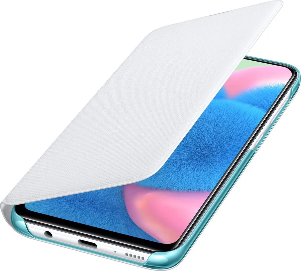 Samsung Galaxy A30s Wallet Case - Wit