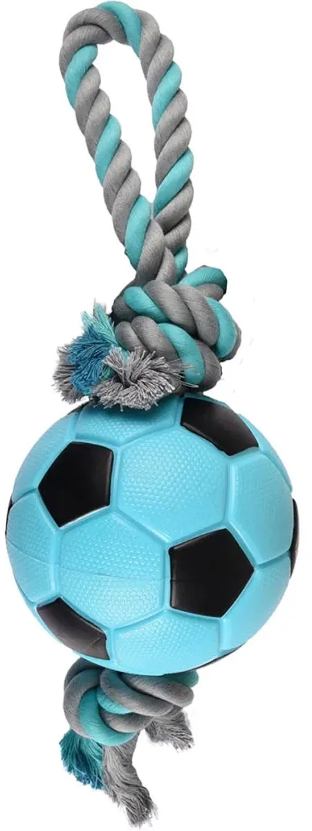 Flamingo Hs TPR Sporty Voetbal + Touw M - Blauw