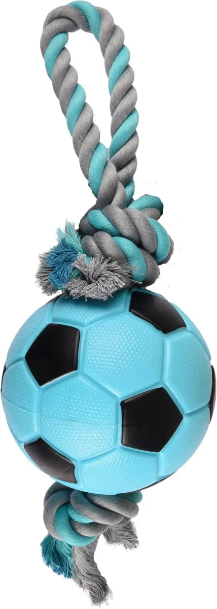 Flamingo Hs TPR Sporty Voetbal + Touw M - Blauw