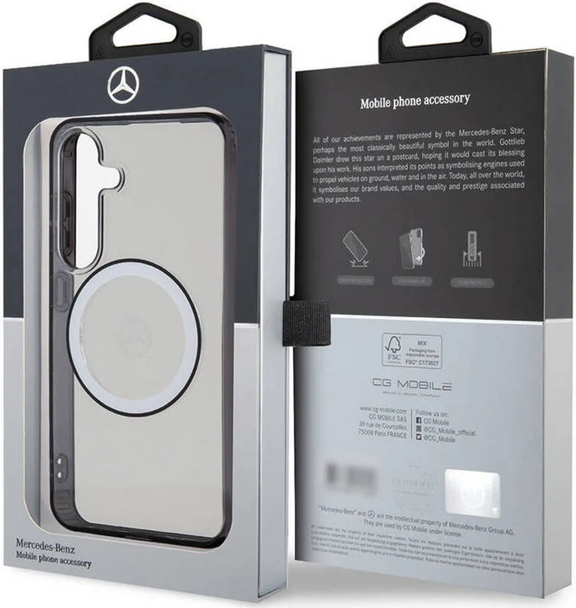 Mercedes-Benz Back Case S24 - Transparant - MagSafe