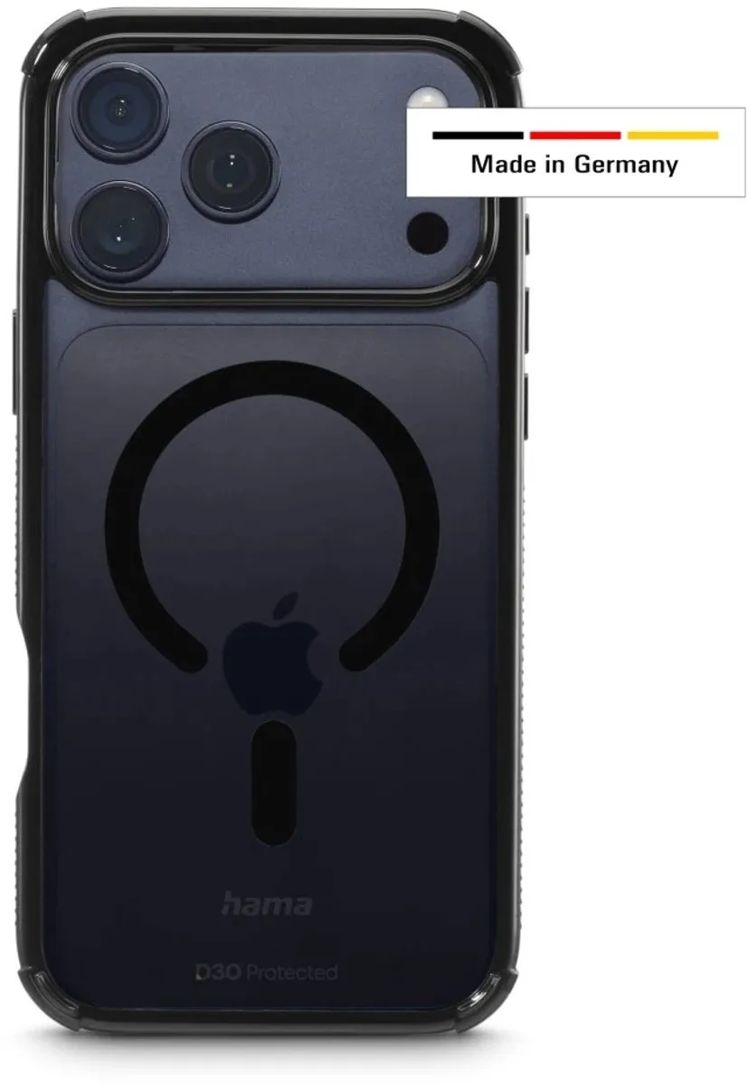 Hama Hoesje iPhone 17 Pro Max Extreme Protect MagSafe - Zwart