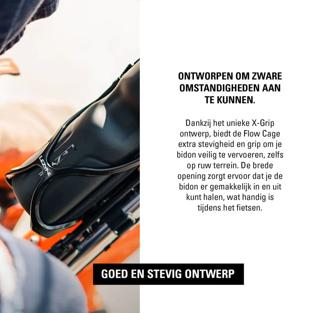 Lezyne Flow Cage Zwart - afbeelding 4 van 6