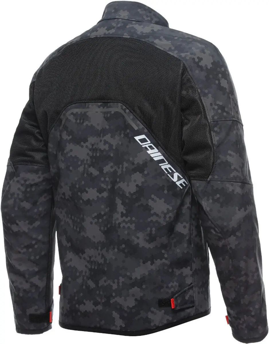 Dainese Ignite Air Tex Motorfietsjas Camo-Zwart-Fluo Rood - afbeelding 2 van 2