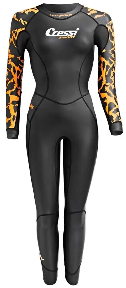 Cressi Kuwae 2mm Dames Duikpak Zwart Maat M