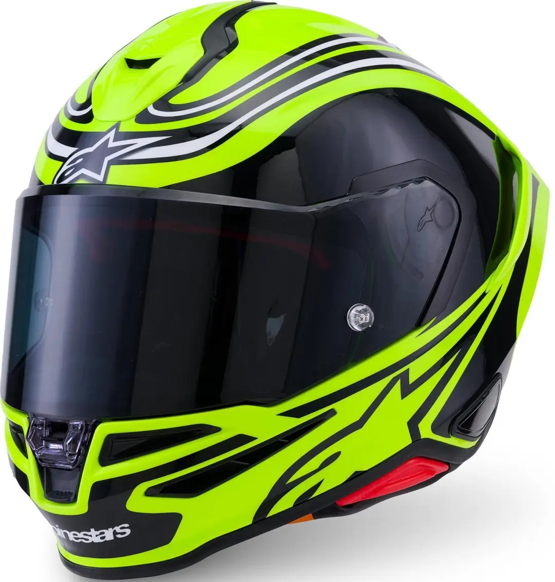 Alpinestars Supertech R7 Zeal Helm - XS Zwart/Blauw/Roz - afbeelding 6 van 6