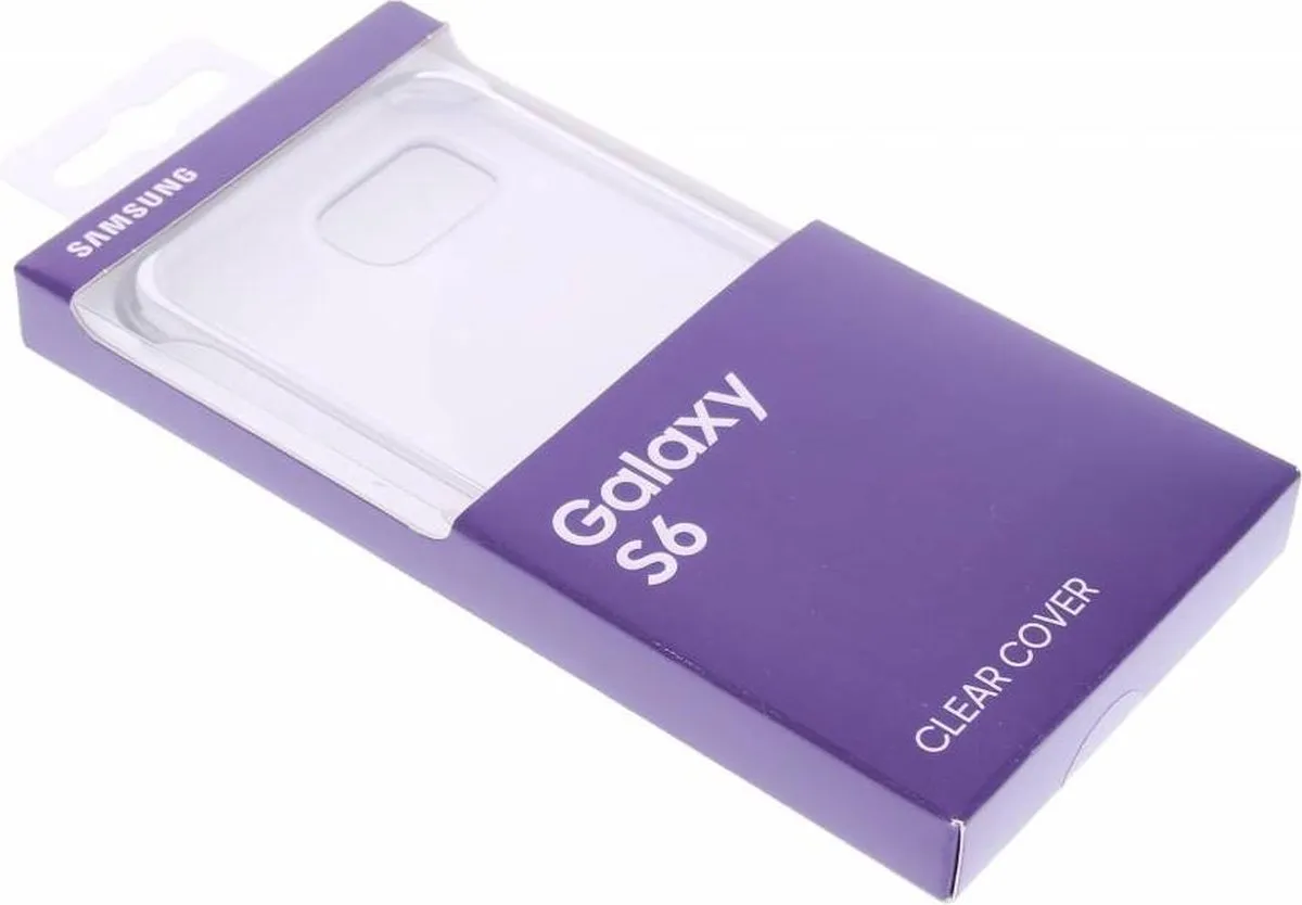 Samsung Clear Cover EF-QG920BSEGWW - Zilver