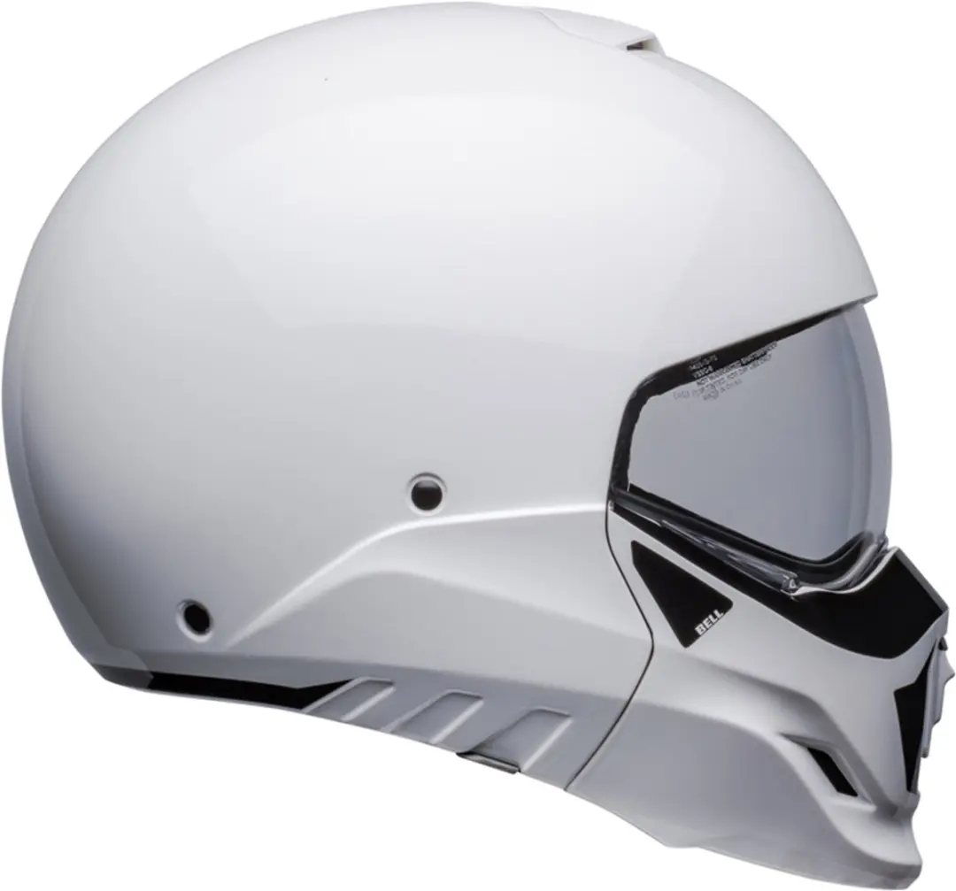 Bell Broozer Duplet helm - XXL - Glanzend wit - afbeelding 3 van 6