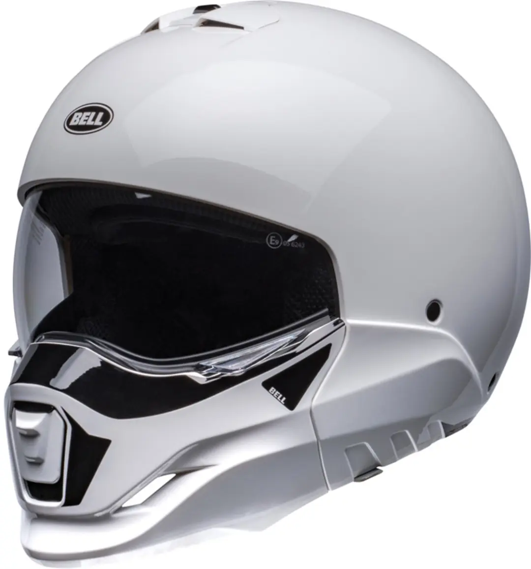 Bell Broozer Duplet helm - XXL - Glanzend wit - afbeelding 6 van 6