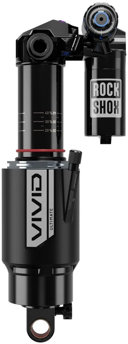 Rockshox Vivid Ultimate Rc2t Reb25/comp37 Standard/bearing Schokdemper Zilver 65