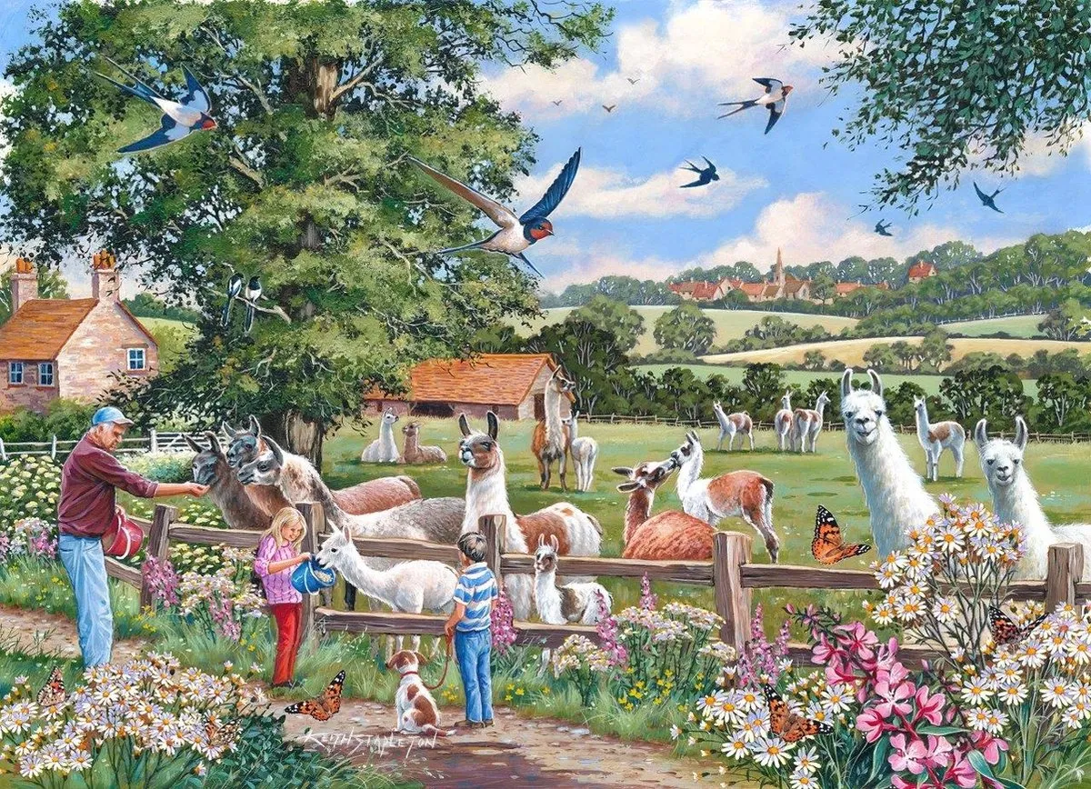 House Of Puzzles Llama Mamas Legpuzzel 1000 Stuks