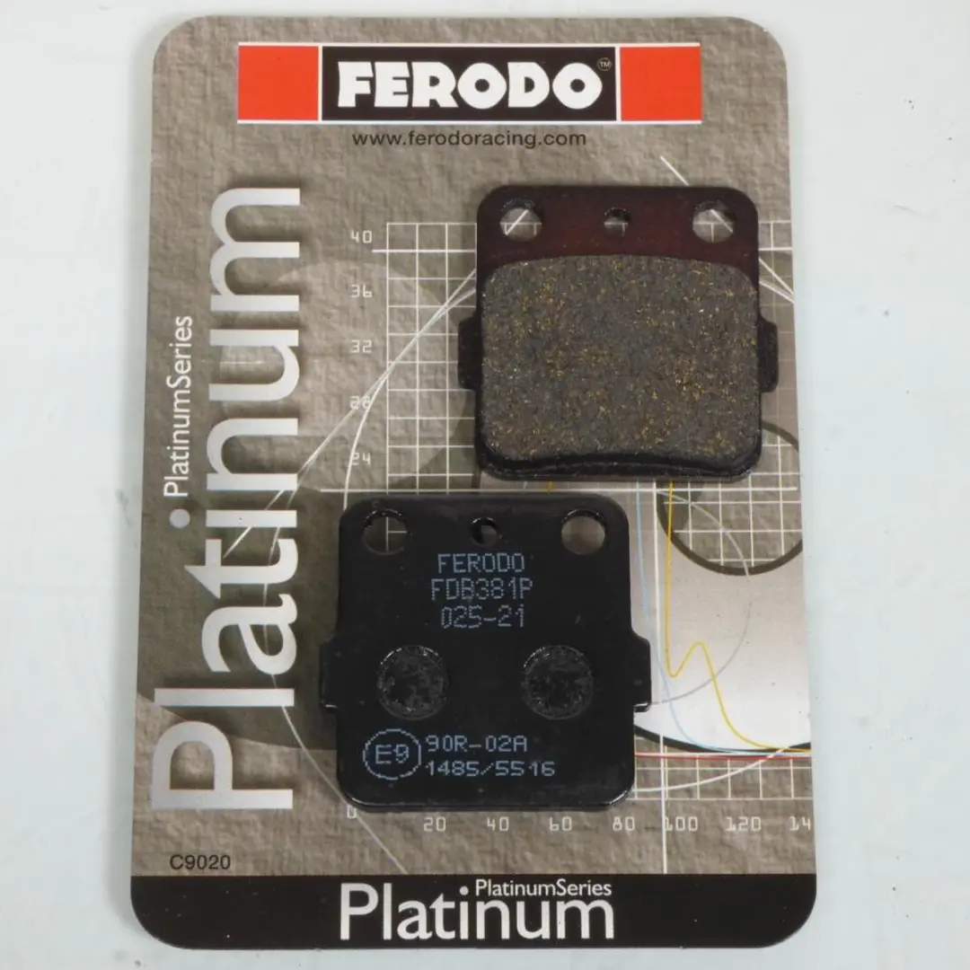 Plaquette de frein Ferodo pour Moto Kawasaki 65 KX 2015 à 2017 KX065AAA / AR Ne