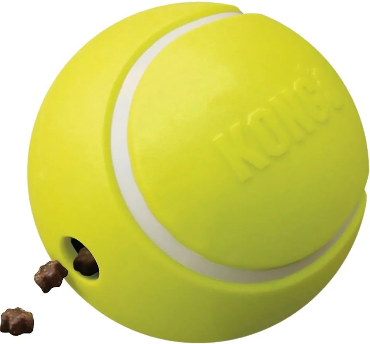 KONG Rewards Tennis Interactief Voerbal Honden - Small 8,5 cm - Multi