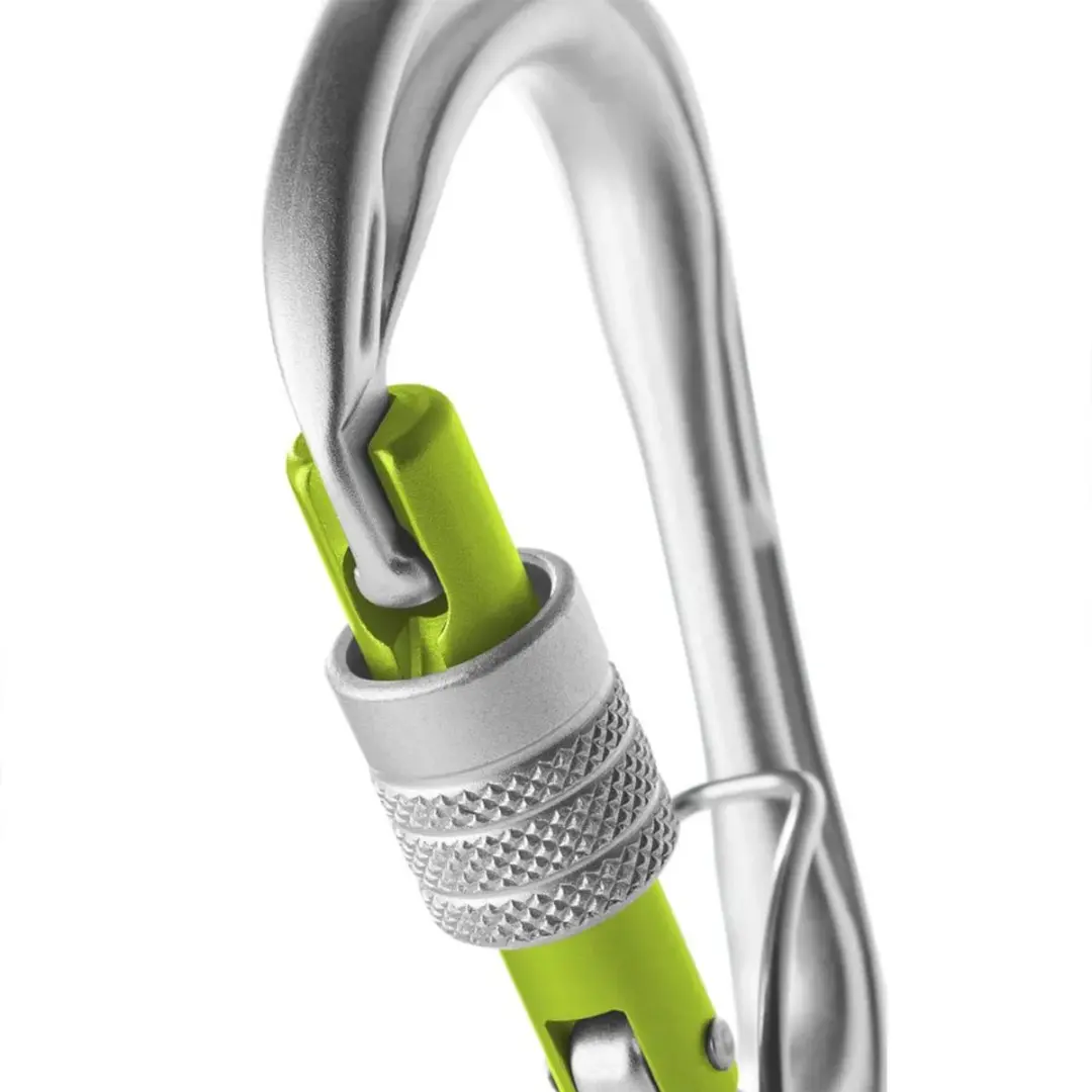 Edelrid HMS Strike Screw FG Karabijnhaak - Zilver - afbeelding 2 van 6