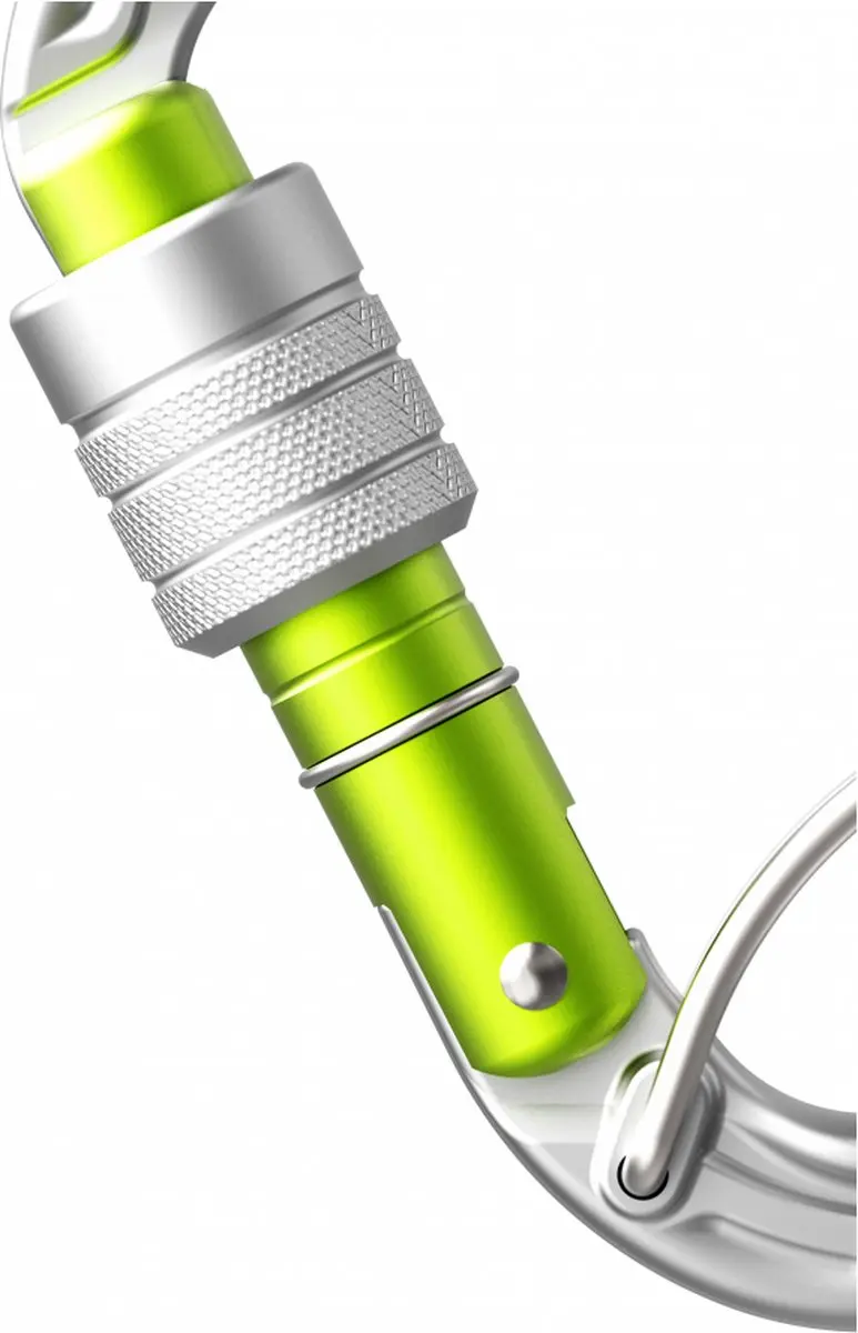 Edelrid HMS Strike Screw FG Karabijnhaak - Zilver - afbeelding 4 van 6
