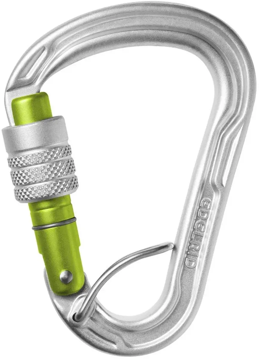 Edelrid HMS Strike Screw FG Karabijnhaak - Zilver - afbeelding 6 van 6
