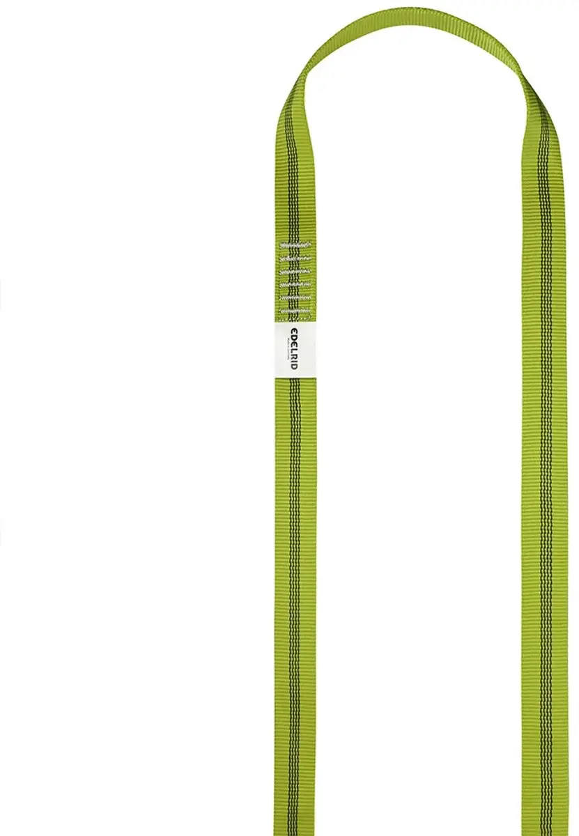 Edelrid X-tube 25 Mm Loop Nfc Sling Groen 120 cm