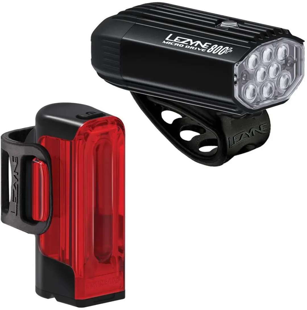 Lezyne Micro Drive 800 Plus Strip Drive 300 Plus set