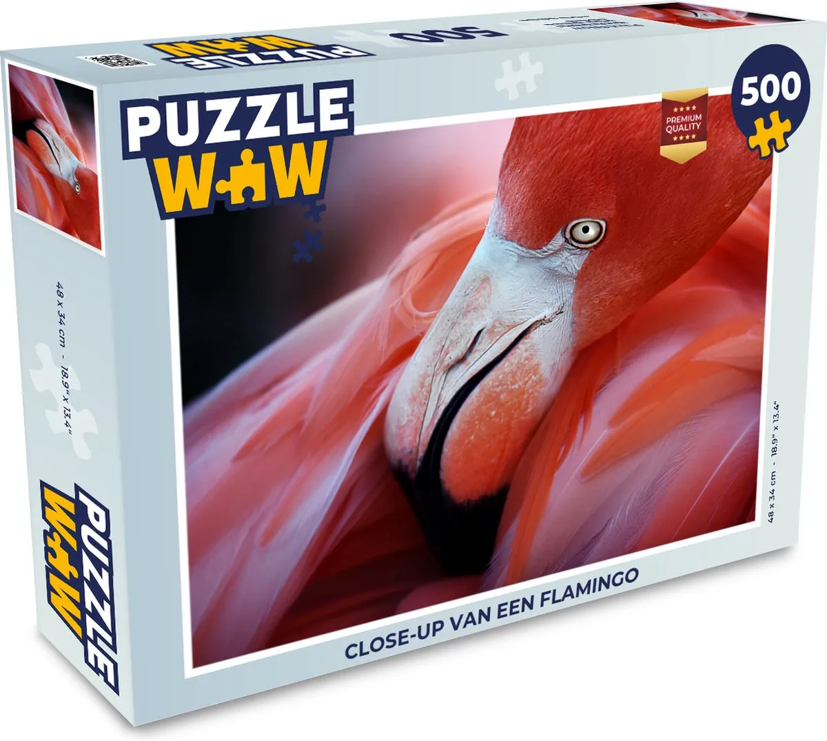 PuzzleWow Flamingo Legpuzzel 500 Stuks