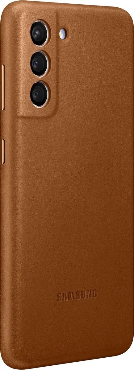Samsung Leather Hoesje S21 EF-VG991LAEGWW - Bruin